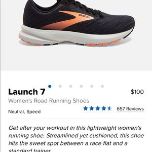 Brooks Launch 7 Women’s size 8 new running shoes